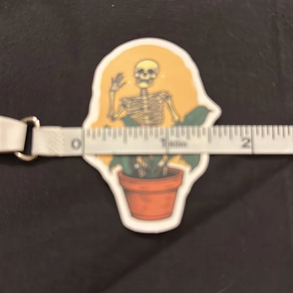 Floral skull stickers/decals.